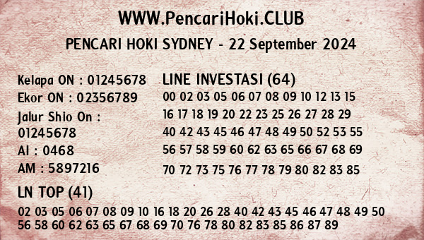 Prediksi Sydney