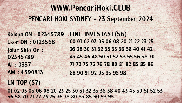 Prediksi Sydney